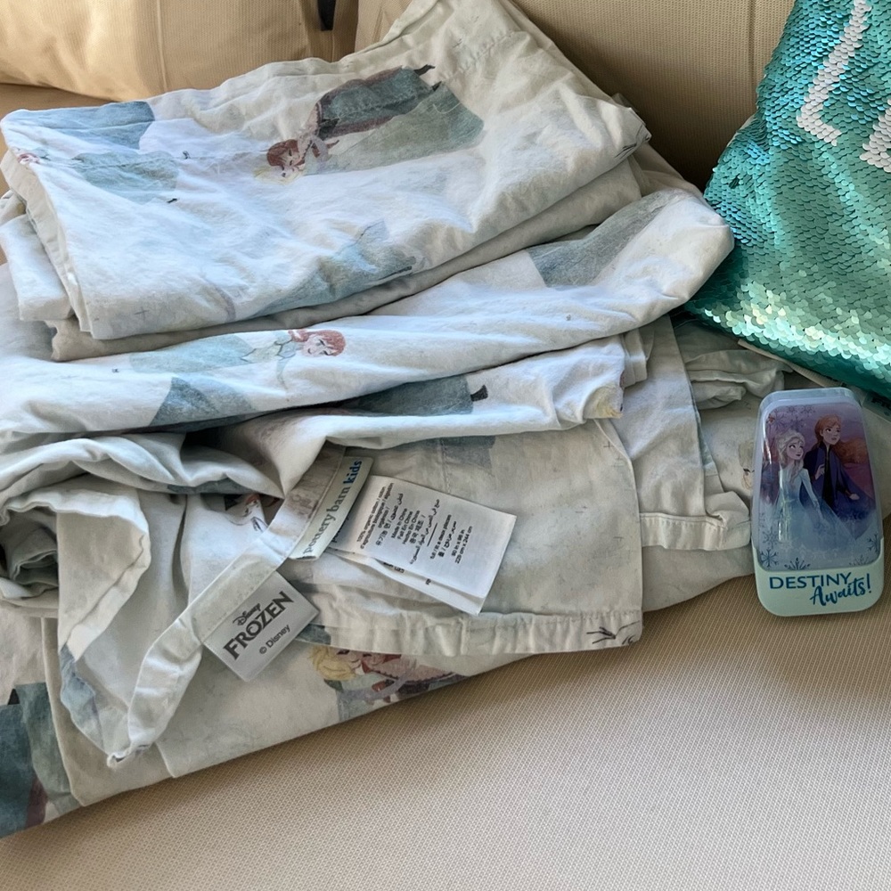 Pottery Barn Frozen Sheets (Full Size)